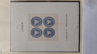 1978 Expo Hansa nr.39110-1863- Lubek Mi=11 bl.4 Reprint-orig.guma foto