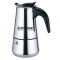 Espressor cafea manual pentru aragaz Ertone, inox, capacitate 4 cesti