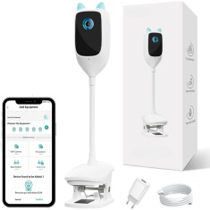 Baby Monitor WatchMe WiFi,2in1 Multi View BIRAI&reg;, UltraHD, Night Vision, Aplicatie Telefon, Zoom, Dual Way Audio, Siguranta Somnului, Senzor Miscare s