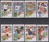 Guyana 1993 - Cupa Mondială de fotbal - SUA, Serie scurta (cu Timofte &icirc;n ultima valoare) + Colita, RARE, 4 POZE, MNH