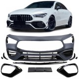 Bara frontala cu aspect sportiv, cu accente, potrivita pentru Mercedes CLA C118 din 19 Performance AutoTuning