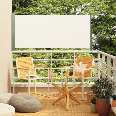 vidaXL Copertină laterală retractabilă de terasă, crem, 160x300 cm 317839 foto