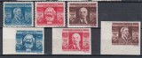 ROMANIA 1945 LP 173 LP 173 a CGM DANTELAT SI NEDANTELAT SERII SARNIERA, Nestampilat