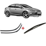 Cumpara ieftin Set 3 stergatoare FORD FOCUS III Saloon 2010 - 2020, pentru parbriz si luneta, Bosch Twin