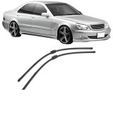 Cumpara ieftin Set stergatoare MERCEDES-BENZ S-CLASS (W220, V220) 1998-2005, parbriz, Valeo Silencio Xtrm