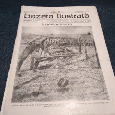 REVISTA GAZETA ILUSTRATA 12 MARTIE 1916 IN FUNDUL TRANSEEI