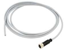 Conector HARTING M12 mufă mamă 5 pini drept cod A DeviceNet/CANopen cu cablu 3m PVC
