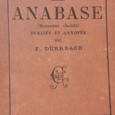 Anabase Anabasis/ Xenophon text grec cu note in franceza