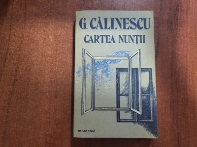 Cartea nuntii de G.Calinescu foto