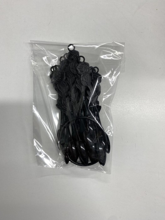 Tipsuri pentru exersat cu inel, formă migdală, set 24 buc