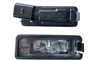 2X NEW OEM LED REGISTRATION LIGHTS AUDI Q8 RSQ8 VW GOLF ARTEON T-ROC ID3 PASSAT POLO UP SEAT IBIZA ST LEON 3G5943021 foto