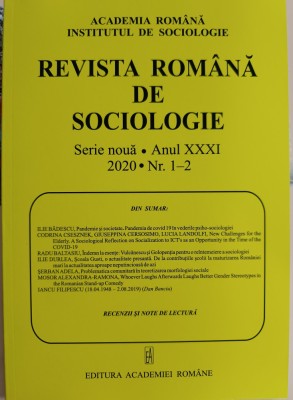 Revista Romana de Sociologie nr. 1-2/2020 si 5-6/2020 foto