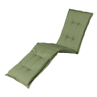Madison Pernă de șezlong Basic, verde, 200x60 cm foto