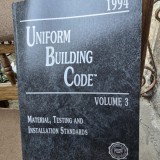 Uniform building code - Material Testing and Installation Standards Vol. 3 - International Conference of Building