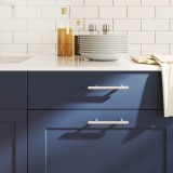 VidaXL M&acirc;nere de dulap, 20 buc., argintiu, 96 mm, oțel inoxidabil