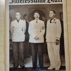 revista nazista austria 17 august 1939-foto a. hitler,goebbels,germania nazista