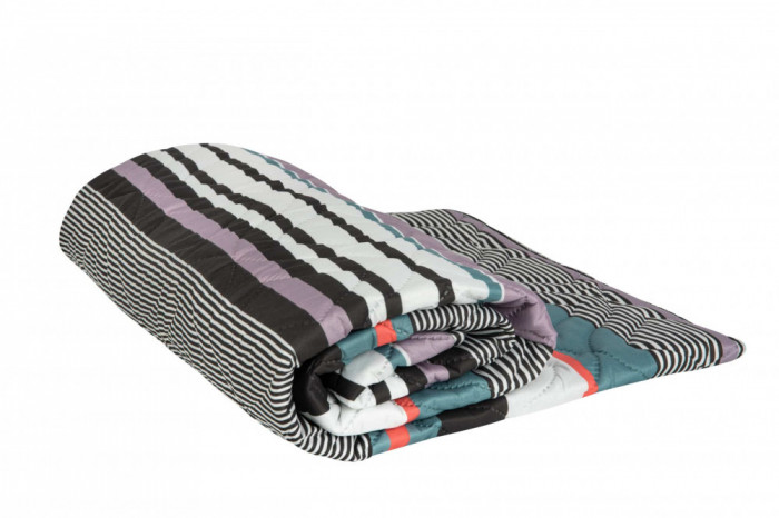 Pilota matlasata Ultrasleep Multicolored Somnart, 180x200 cm, 250 g, microfibra, lavabila la 40&deg;C Relax KipRoom
