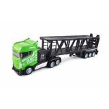 Camion cu telecomanda transportor auto, 2WD, scara 1:16 2.4Ghz, 15km/h, verde