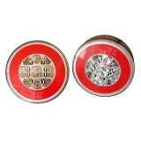 2 x Led Hamburger Lumini Spate Neon Pentru Camion Caravana 12v 24v