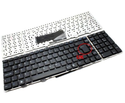 Tastatura Sony Neagra Vaio VGN AW330J layout UK fara rama enter mare, Vaio VGN AW335J layout UK fara rama foto