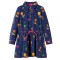 Rochie de copii cu m&acirc;neci lungi și șnur bleumarin 128