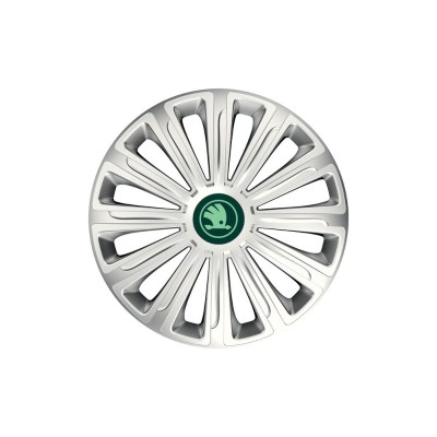 Set 4 Capace Roti pentru Skoda Nou Verde, model Trend Gray, R15, SKODA foto