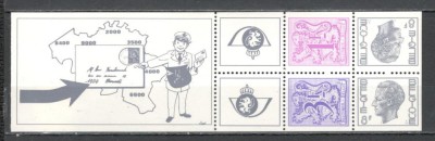 Belgia.1978 Leul heraldic si Regele Baudouin carnet MB.201 foto