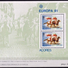 Portugal Azores 1981 Europa CEPT Folklore perf.sheet Mi.B2 MNH CB.002