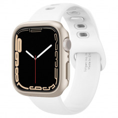 Husa Spigen Thin Fit pentru Apple Watch 7/8/9 (41 mm) Alb