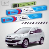 Cumpara ieftin Ștergătoare Citro&euml;n C-Crosser Gen I EP 2007-2013 | Set Față și Spate Flat Premium &ndash; TeamCar&reg;