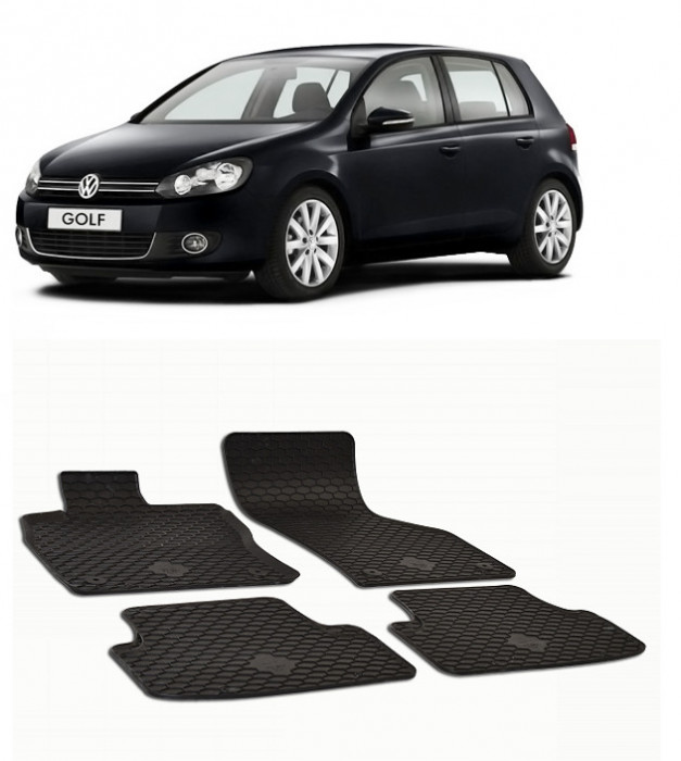 Set covorase cauciuc dedicate VW Golf VI (2012-2019)