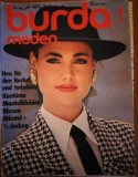 Burda revista moda vintage cu tipare anii 80