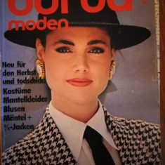 Burda revista moda vintage cu tipare anii 80