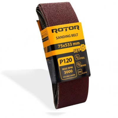 Banda de slefuit ROTOR P120 75*533 set 5 Innovative ReliableTools foto