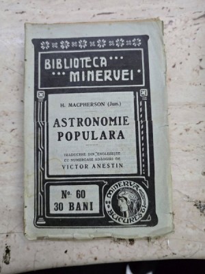Astronomie populara - H. Macpherson foto