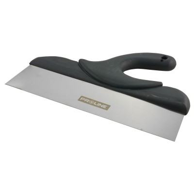 Spatula inox cu maner plastic curbat 350x95mm foto