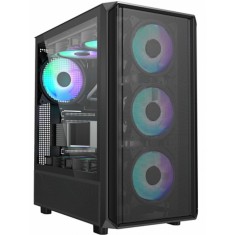 Carcasa gaming serioux vanguard fara sursa tip middle tower capac superior cu filtru magnetic de