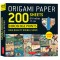 Origami Paper 200 Sheets Hiroshige Prints 6 3/4&quot;&quot; (17 CM): Large Tuttle Origami Paper: High-Quality Double Sided Origami Sheets Printed with 12 Differ