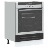 Gossi dulap pentru cuptor &bdquo;kalmar&rdquo; din lemn negru prelucrat