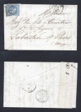 France 1870 Postal History Rare Cover + Content 3982 TOULOUSE DB.344