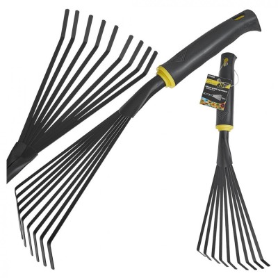 Mini grebla de gradina pentru frunze, 36 cm, Geko G72045 foto