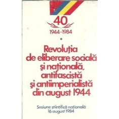 Revolutia de eliberare sociala si nationala, antifascista si antiimperialista din august 1944