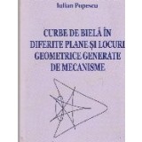 Curbe de biela in diferite plane si locuri geometrice generate de mecanisme