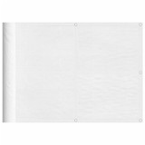 Cumpara ieftin Paravan de balcon, alb, 75x800 cm, 100% poliester oxford