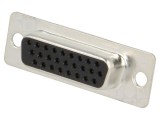 Mufă D-Sub 26-Pin Neagră pentru Cablu