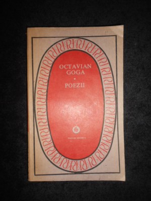 OCTAVIAN GOGA - POEZII (1987, seria Patrimoniu) foto