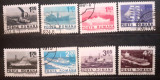 Romania 1974 Lp 838 nave maritime si fluviale uzuale 8v. stampilate