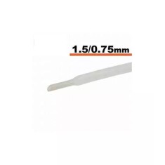 Tub termocontractibil transparent 1.5mm/ 0.75mm 0.5m
