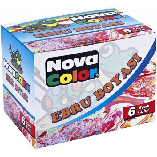 Set culori textile 6x30 ml Nova Color