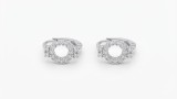 Cumpara ieftin Cercei Huggie din Argint 925 Crystal Halo Circle, cu Zirconiu